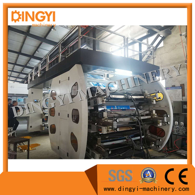 Máquina Flexographic da imprensa do Ci do cilindro central das cores da etiqueta seis do PE de BOPP