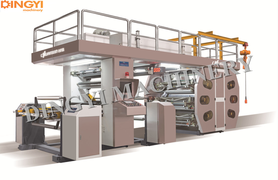 máquina de impressão do Ci Flexo das cores de 150m Min Label Plastic Film 6